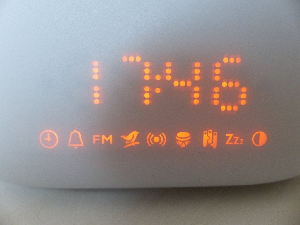 Philips HF3476 Wake up Light, Ophalen of Verzenden, Gebruikt, Digitaal
