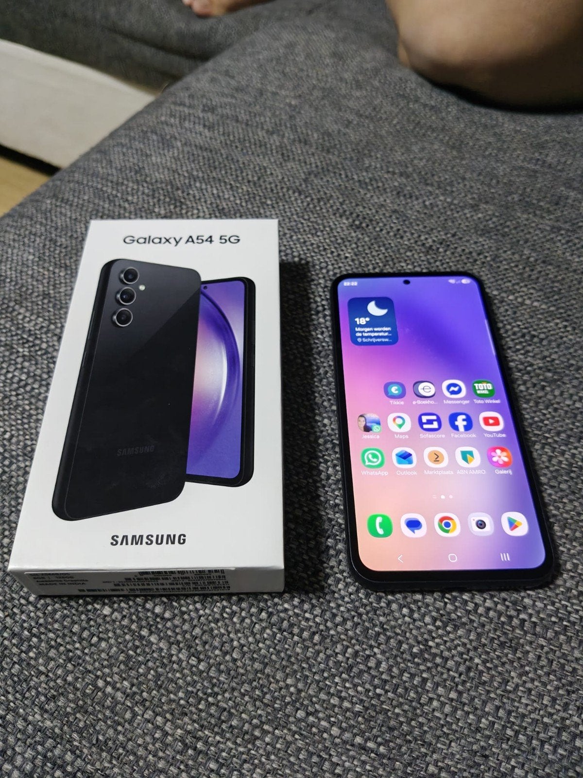 samsung A54 5g 128gb android telefoon, Telecommunicatie, Mobiele telefoons | Overige merken, Gebruikt, Overige modellen, Ophalen of Verzenden