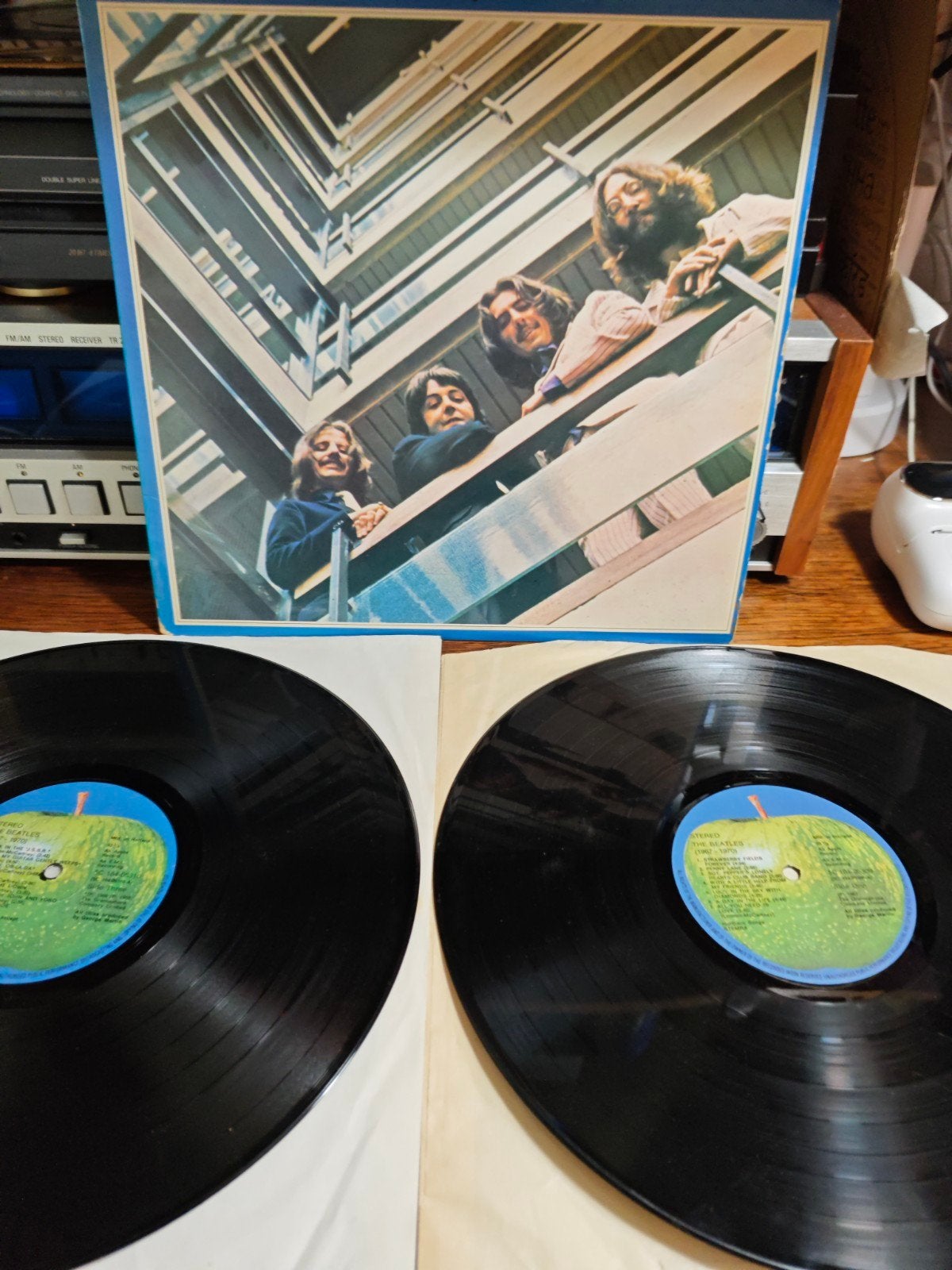 The Beatles - 1967-1970 (Blauwe Dubbel-LP), Gebruikt, Ophalen of Verzenden, Dubbel-LP, 12 inch