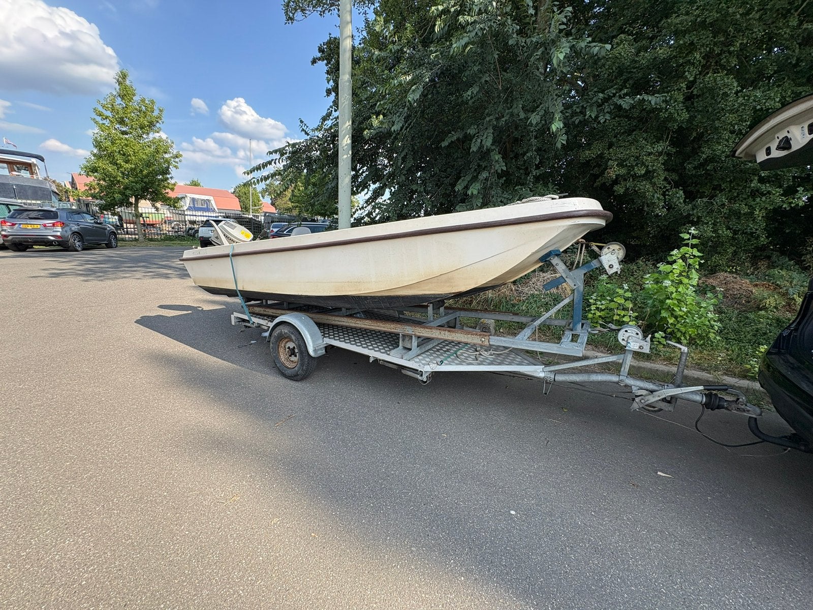 Wato 410 met 6pk 4T Honda en Trailer, Ophalen of Verzenden, Gebruikt