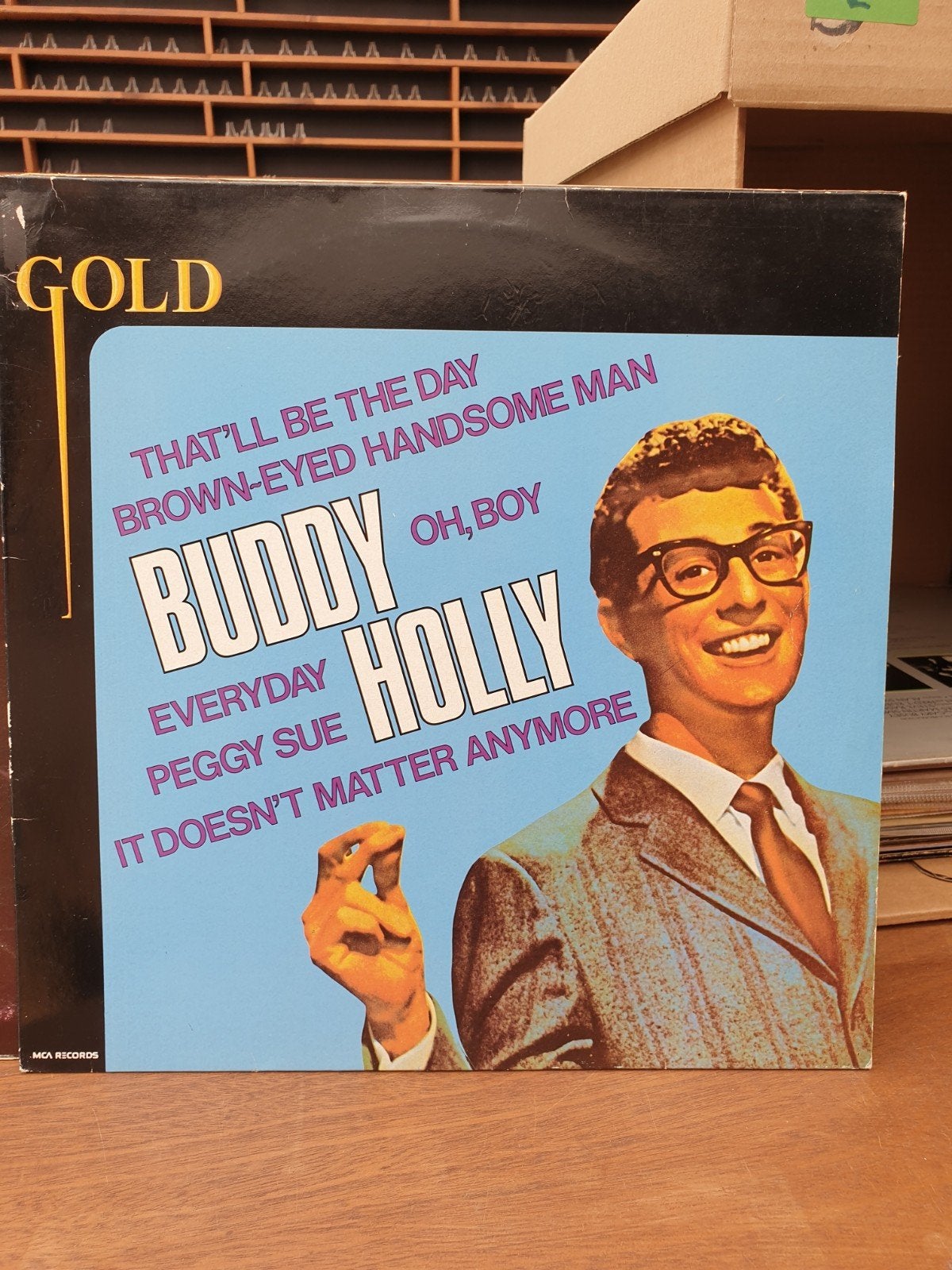 Buddy Holly- Gold (2), Cd's en Dvd's, Vinyl | Pop, Ophalen of Verzenden, Gebruikt, 12 inch, LP
