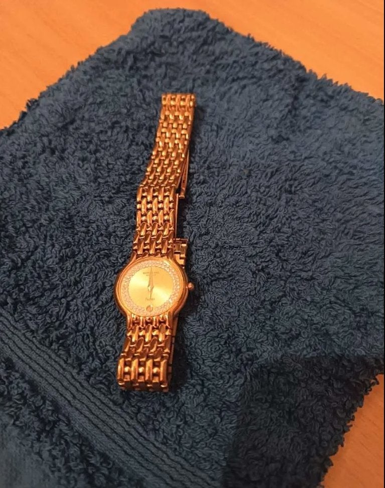 Raymond Weil Polshorloge met strass, Overige merken, Overige materialen, Gebruikt, Polshorloge
