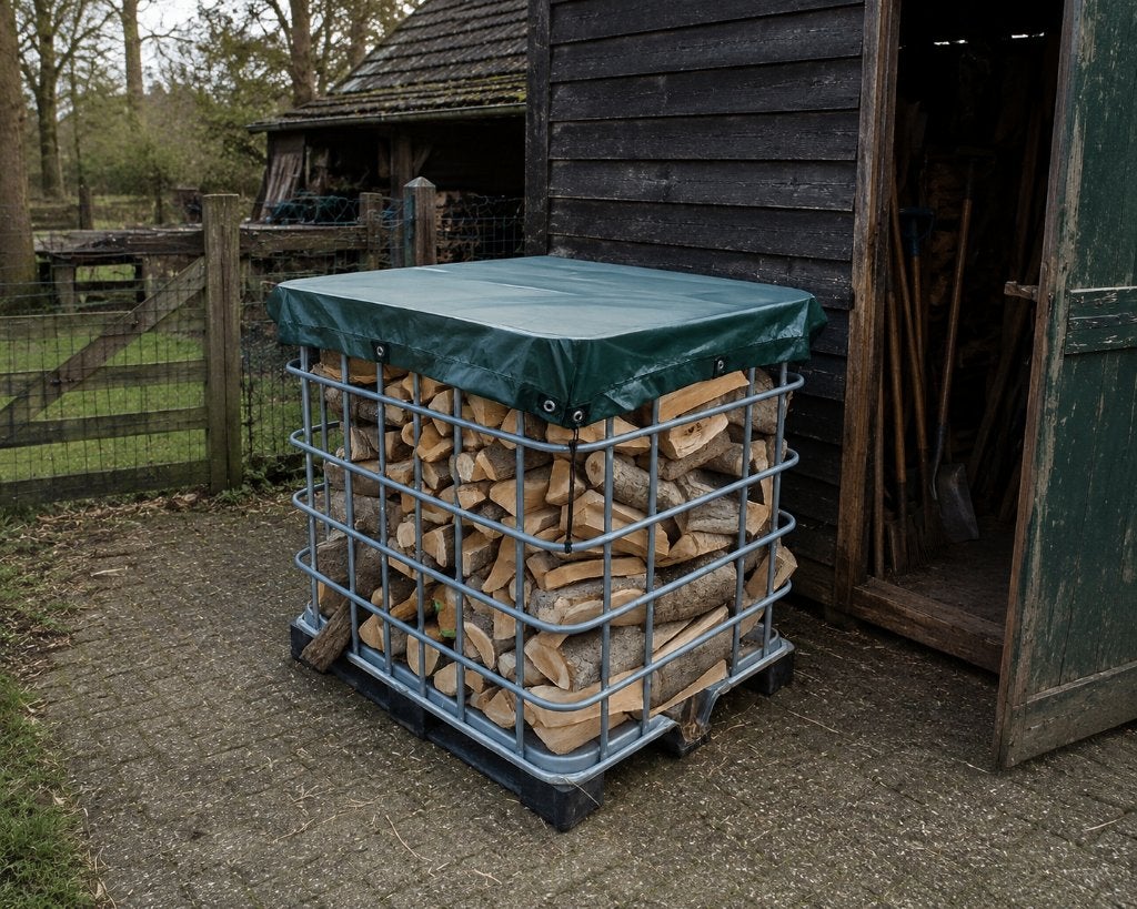 8 Stalen IBC containers, Doe-het-zelf en Verbouw, Kratten en Dozen, Ophalen, Gebruikt, 100 cm of meer, 60 cm of meer