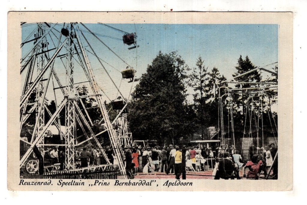 Apeldoporn Reuzenrad  Speeltuin, Ophalen of Verzenden, 1940 tot 1960, Gelopen, Gelderland