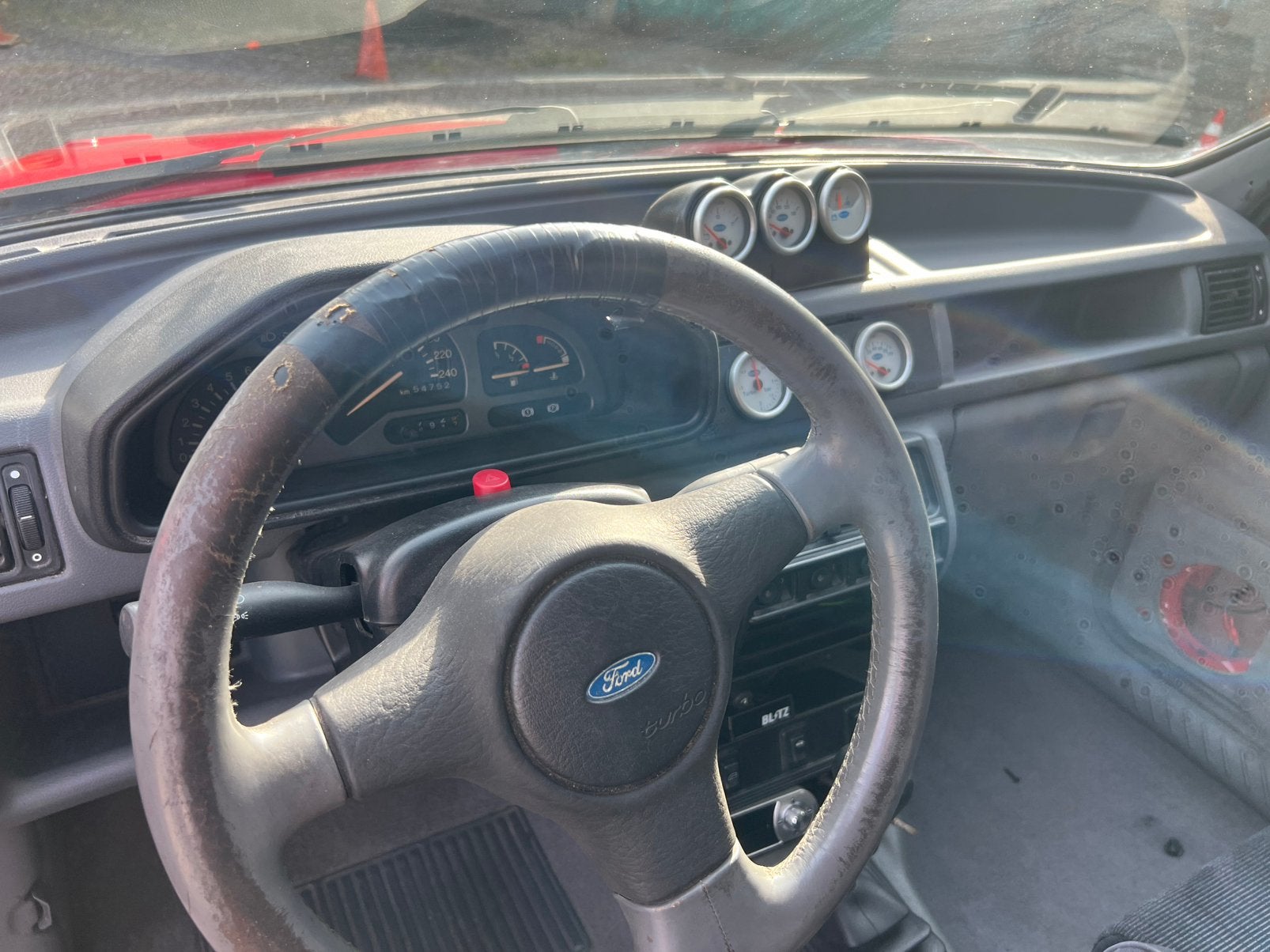 Ford Fiësta 1.6 RS Turbo 1991 Rood 54dKm zeldzaam, foto 8