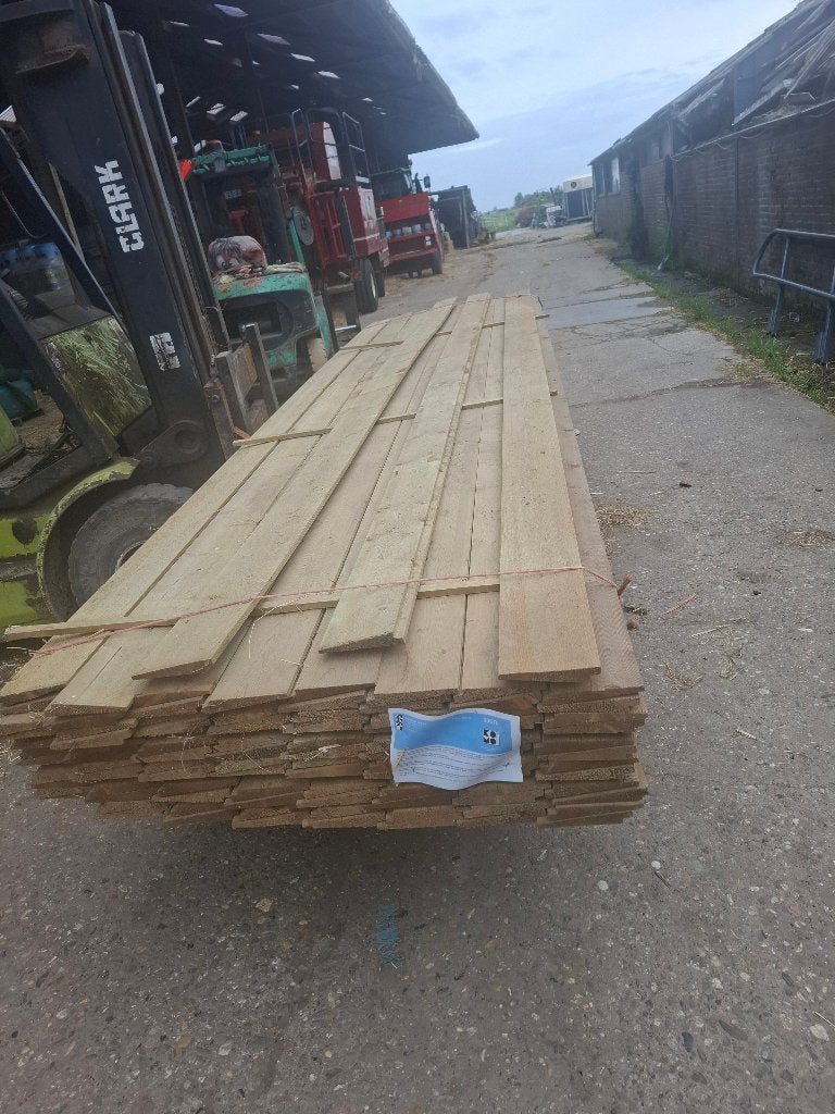 Geïmpregneerde rabatdelen 14. 5  cm breed  420 cm lang, Minder dan 25 mm, Grenen, Nieuw, Plank