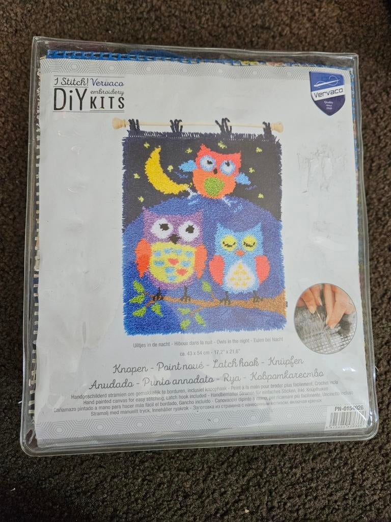 Vervaco DIY Knooppakket Uiltjes in de nacht, Ophalen of Verzenden, Nieuw, Knutselwerk