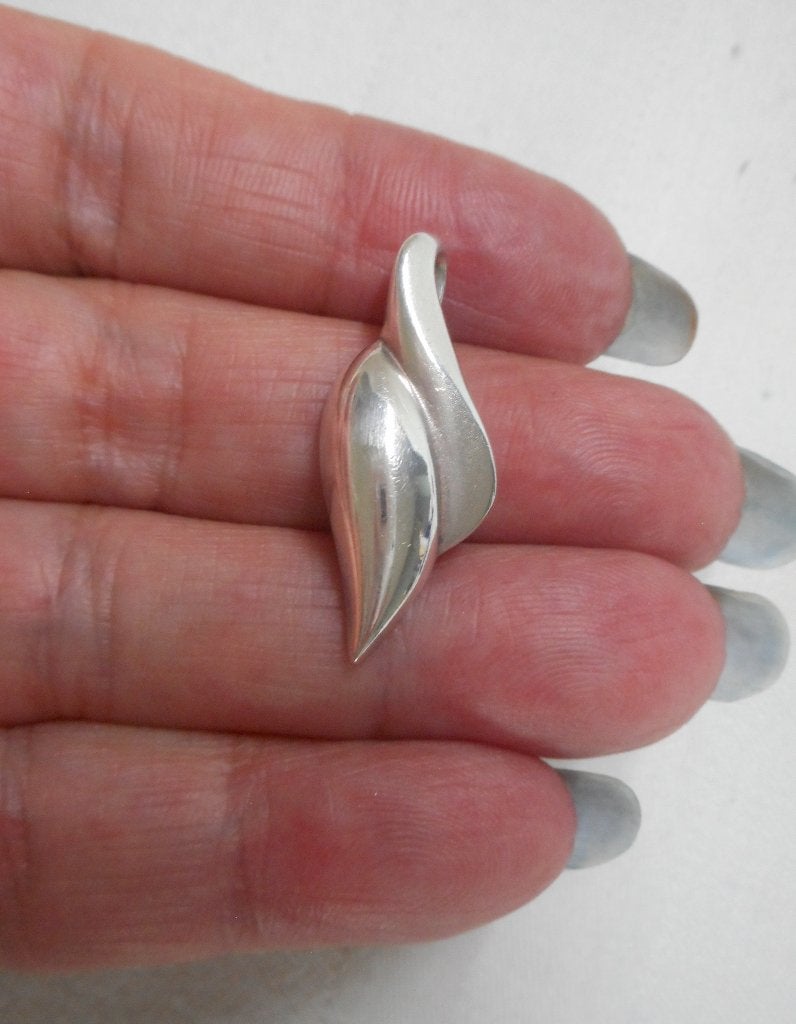 Zilveren modernist hanger nr.025, Sieraden, Tassen en Uiterlijk, Kettinghangers, Verzenden, Zo goed als nieuw, Zilver, Zilver