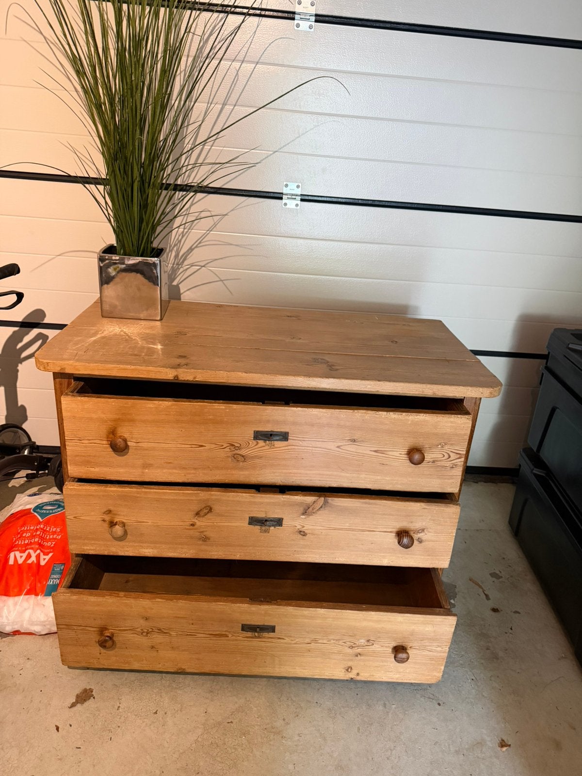 Grenen ladenkast/ commode veel opberg ruimte Meppel, Ophalen, Gebruikt, 50 tot 100 cm, 3 of 4 laden