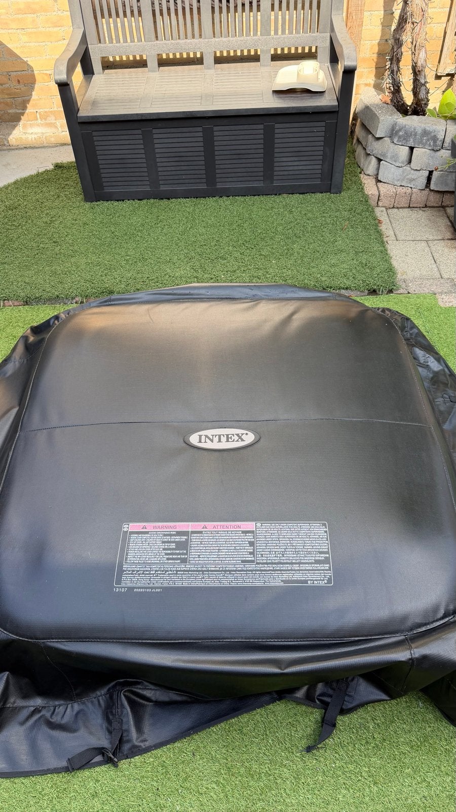 Intex opblaasbare deksel voor 4-persoons jacuzzi, Ophalen, Gebruikt, Overige typen