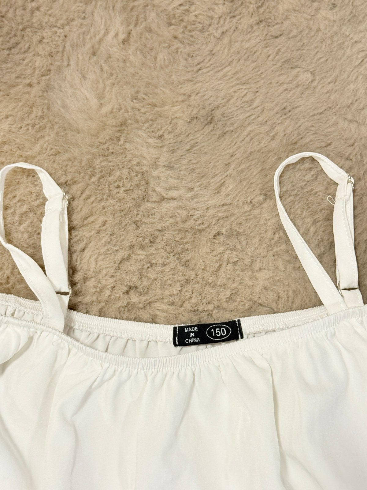 Witte off-shoulder jurk met kanten mouwen, Ophalen, Gebruikt, Meisje, Jurk of Rok
