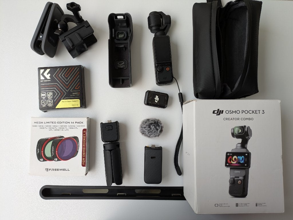 DJI Osmo Pocket 3 Creator Combo + Premium Filter Pakket, Audio, Tv en Foto, Overige merken, Overige soorten, Zo goed als nieuw
