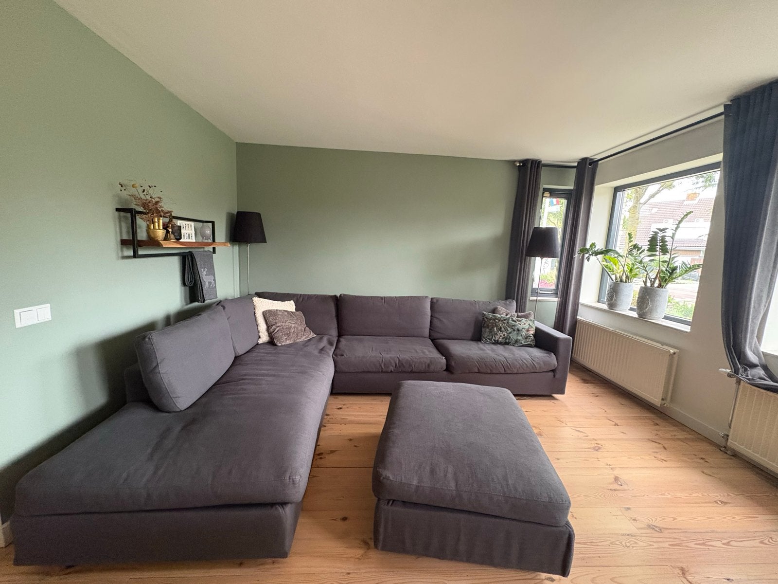 Linteloo Fabio Hoekbank met Chaisse Longue (320x240 cm), Ophalen, Gebruikt, Hoekbank, 300 cm of meer