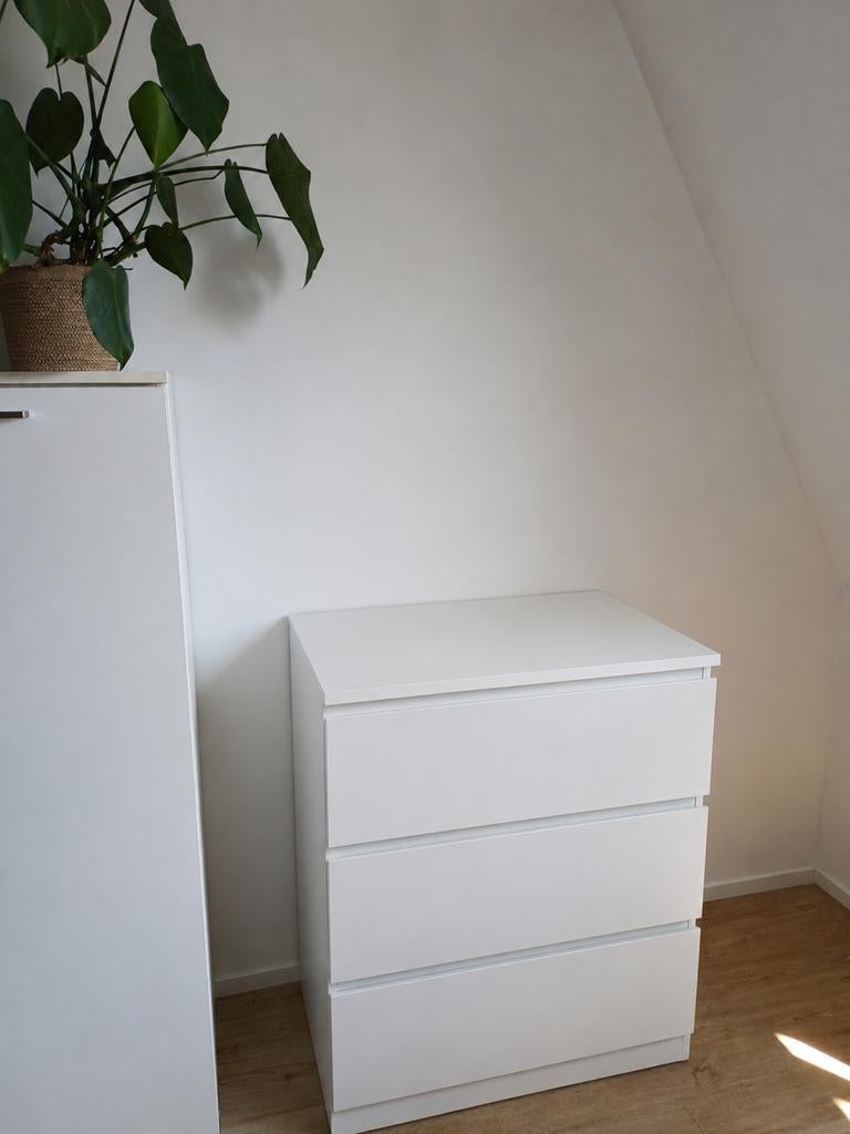 Ikea malm ladenkast, Ophalen, 50 tot 100 cm, Zo goed als nieuw, 3 of 4 laden