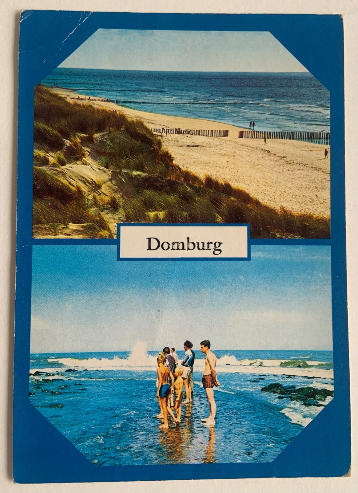 Domburg - Strand en Zeezicht, Verzamelen, Verzenden, 1960 tot 1980, Gelopen, Stad of Dorp