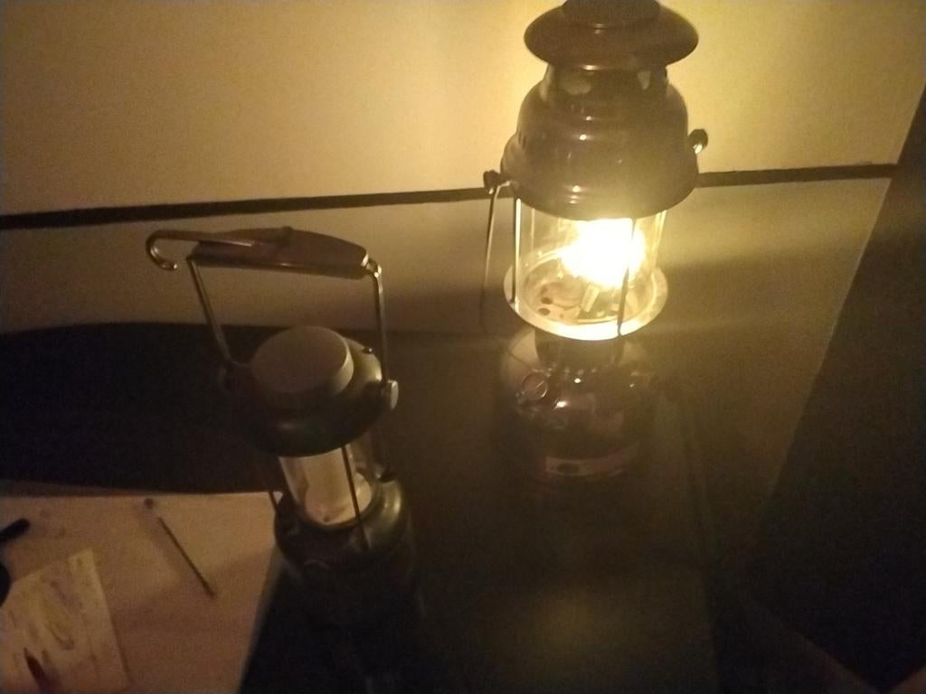 Unieke olielamp van vislamp gemaakt - Sfeervolle verlichting, Ophalen of Verzenden