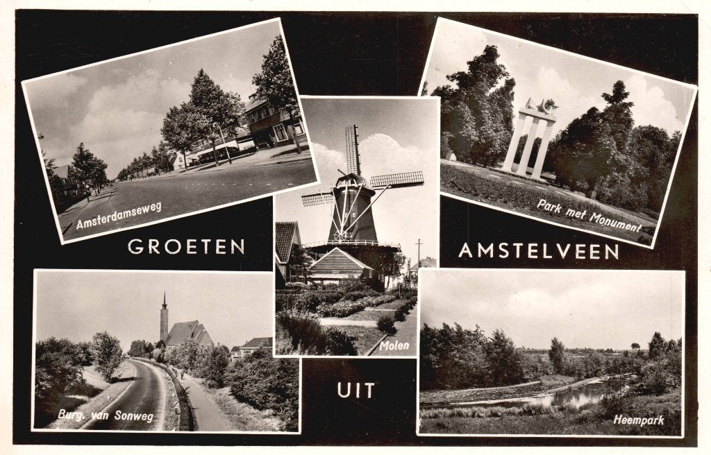 Groeten uit Amstelveen (1968) 131548, Verzenden, 1960 tot 1980, Gelopen, Noord-Holland