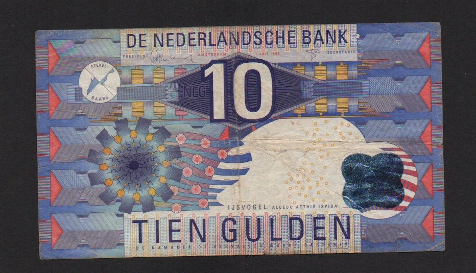 10 Gulden Bankbiljet 1997 Zeer Fraai Biljet, Postzegels en Munten, Bankbiljetten | Nederland, Ophalen of Verzenden, 10 gulden