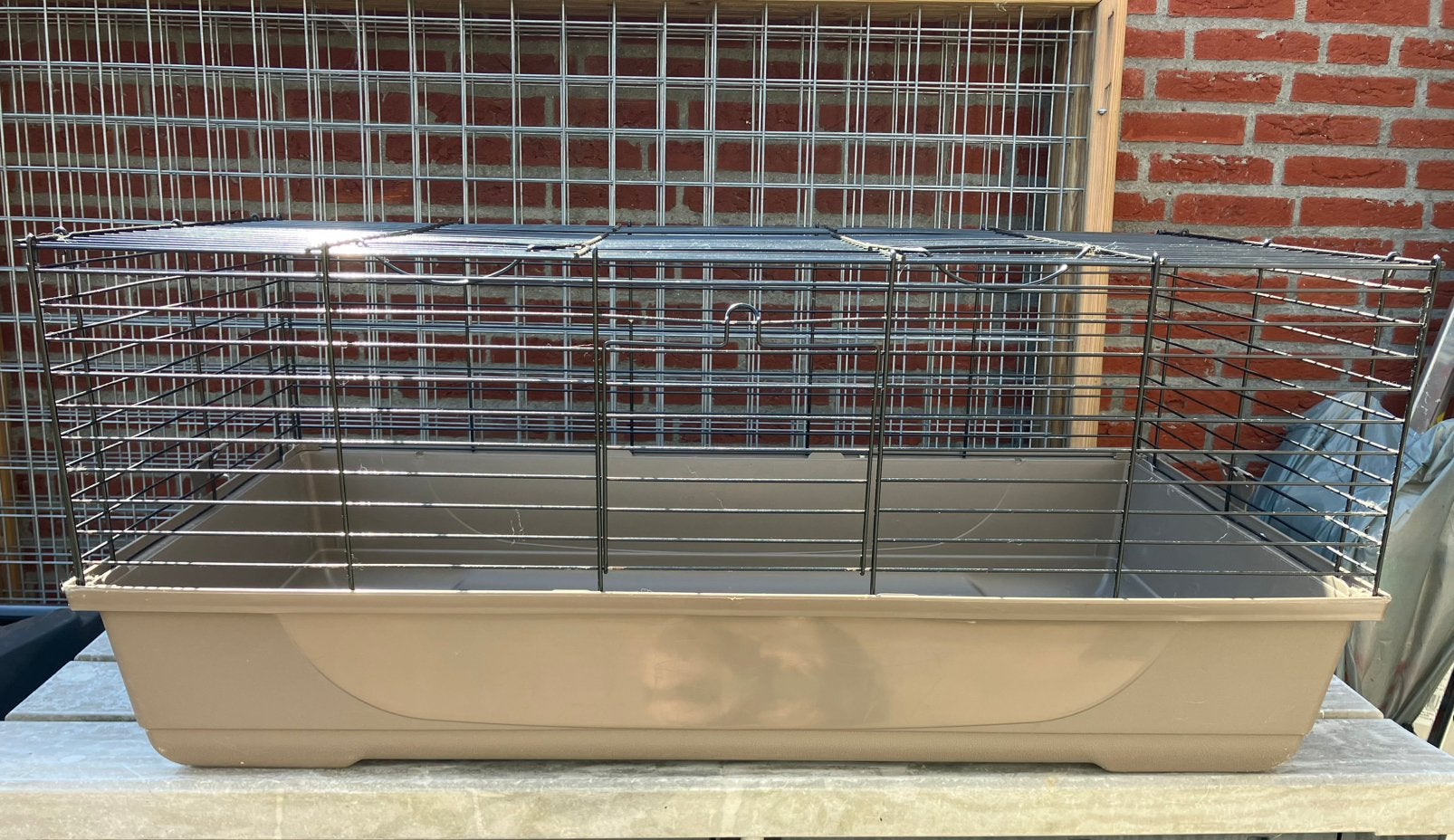 Konijnen kooi. € 20,-, Dieren en Toebehoren, Kooi, Gebruikt, Konijn, 75 tot 110 cm