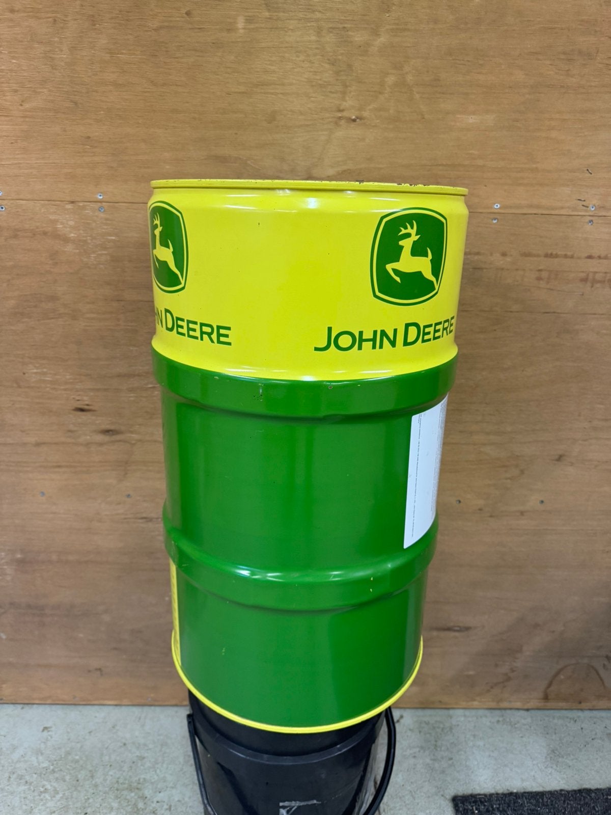 60 liter John Deere vat, Ophalen, Gebruikt