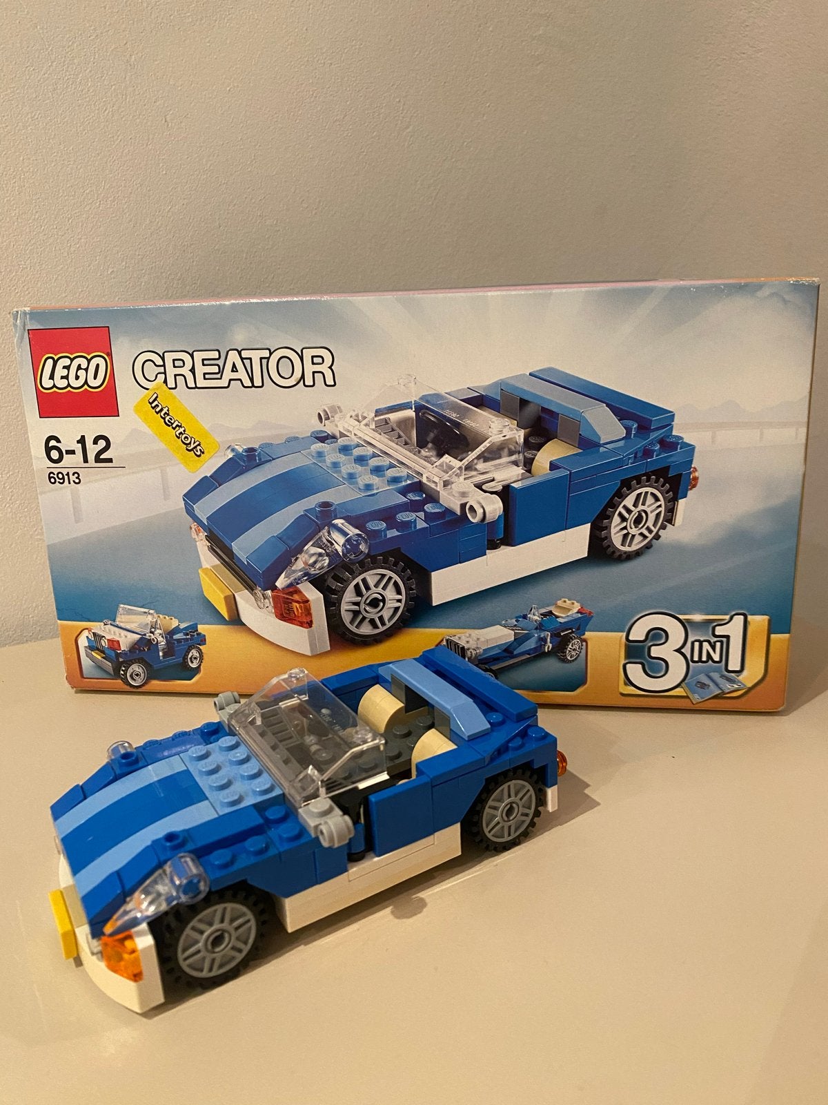 LEGO Creator 6913 Blauwe Sportwagen 3-in-1, Ophalen of Verzenden, Zo goed als nieuw