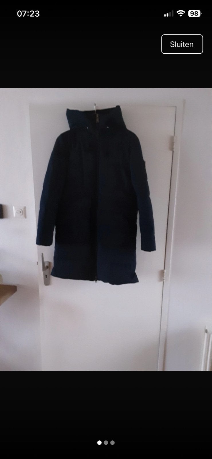 EDC Dames Winterjas - Maat M - Zo goed als nieuw, Ophalen of Verzenden, Zo goed als nieuw, Maat 38/40 (M), Blauw