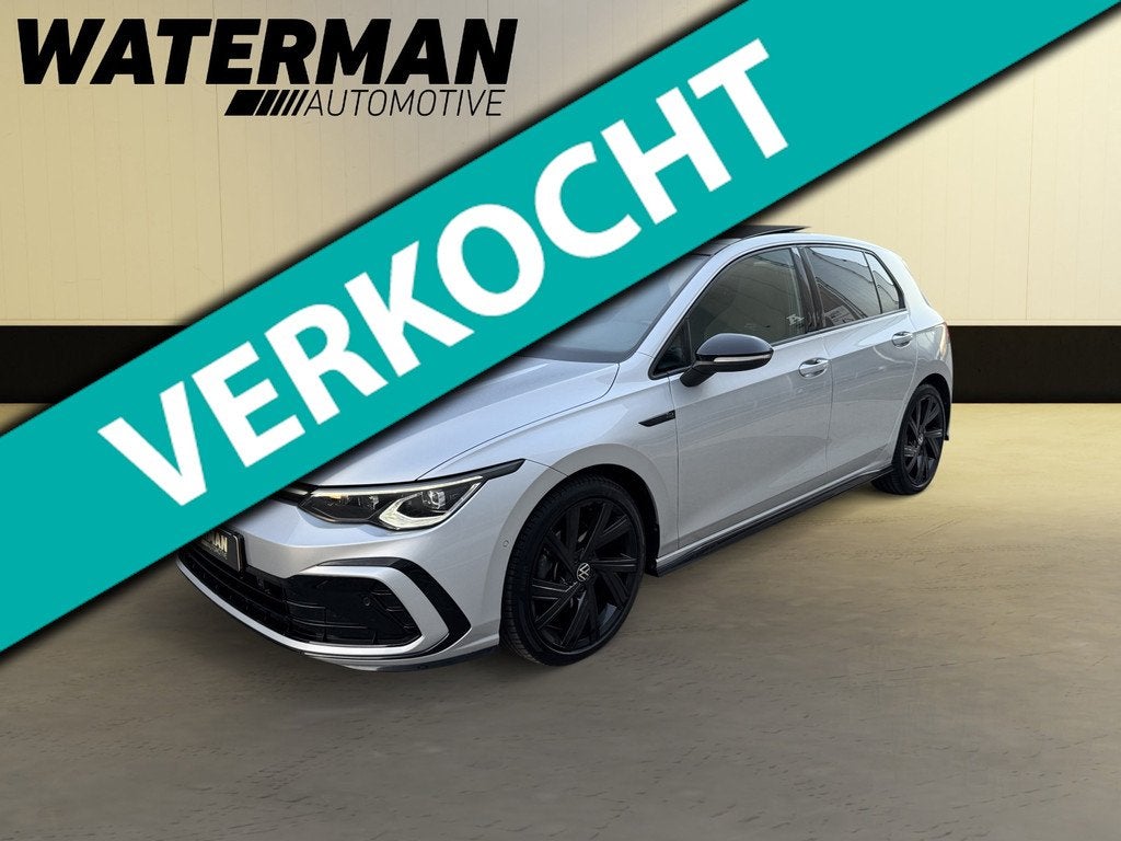 Volkswagen GOLF 1.5 eTSI DSG 2X R-Line PANO/KEYLESS/H&K/IQ/A, Auto's, Volkswagen, Bedrijf, Te koop, Golf, ABS, Achteruitrijcamera