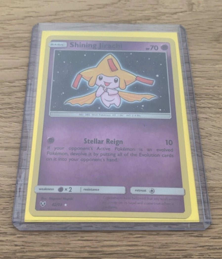 Pokémon Kaart: Shining Jirachi (Foil), Verzenden, Zo goed als nieuw, Losse kaart, Foil