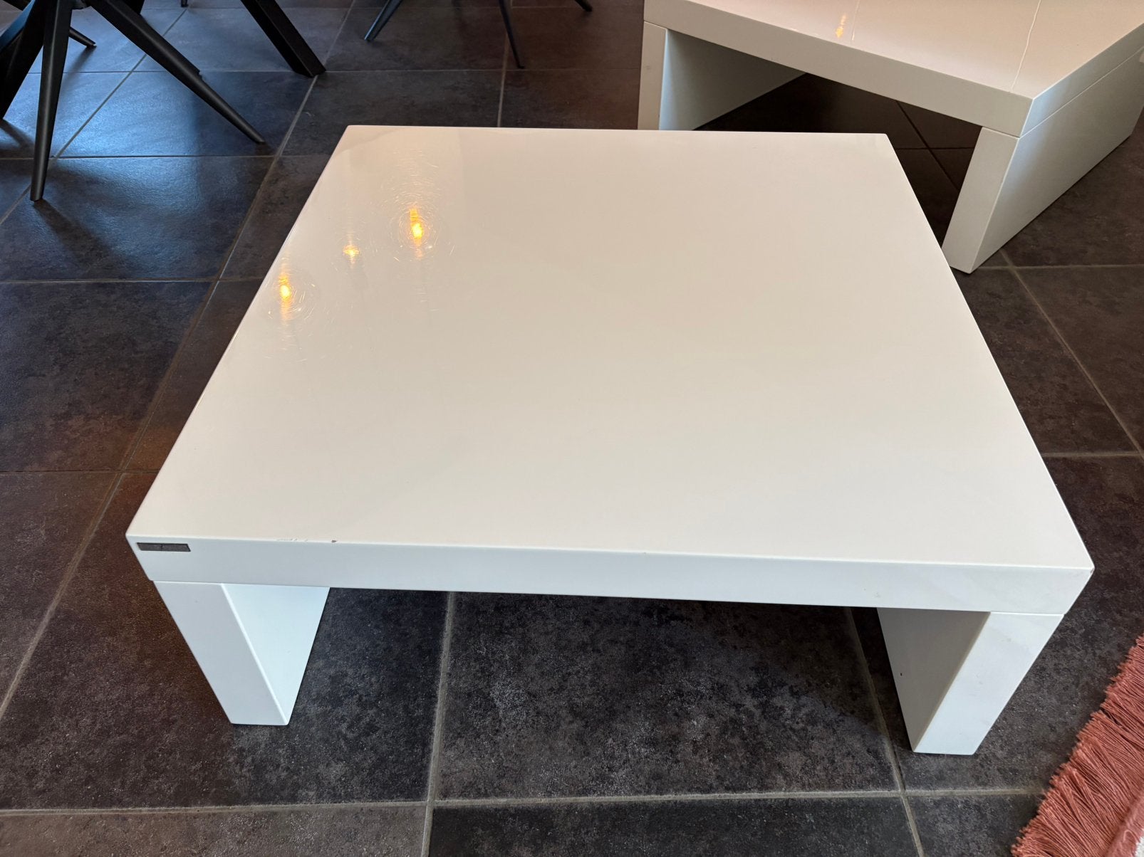 Goossens Cantomobili ZEN salontafel/hoektafel hoogglans wit, Ophalen, Overige materialen, Gebruikt, 50 tot 100 cm