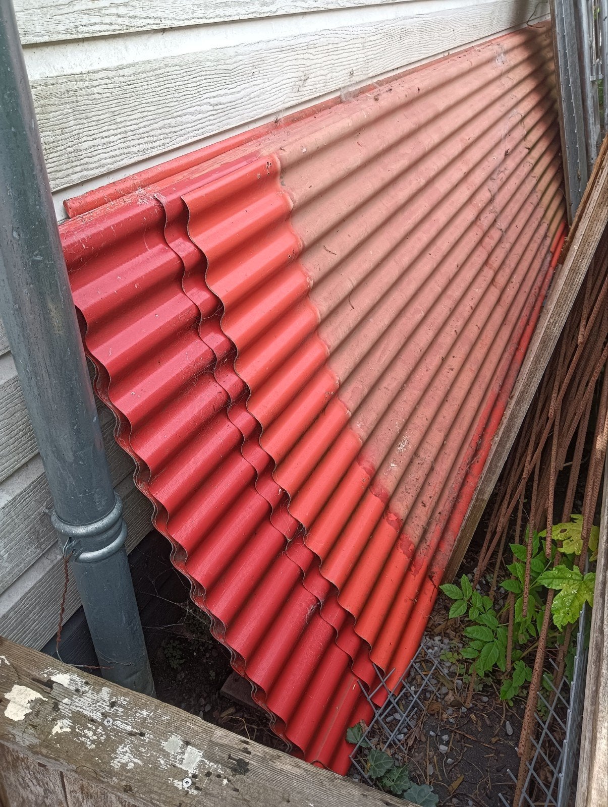 te koop staale golfplaten ., Ophalen of Verzenden, 250 cm of meer, Overige typen