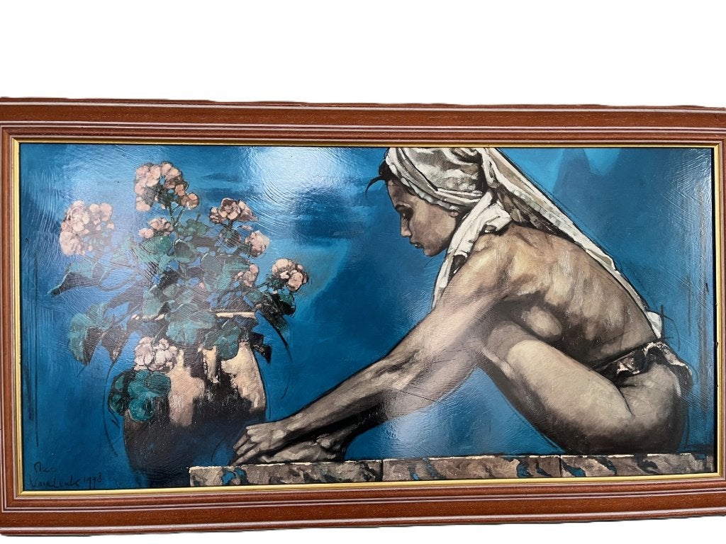 Kunstwerk Nico Vrielink, Antiek en Kunst, Kunst | Litho's en Zeefdrukken, Ophalen of Verzenden, Portret en Figuren, Overige techniek