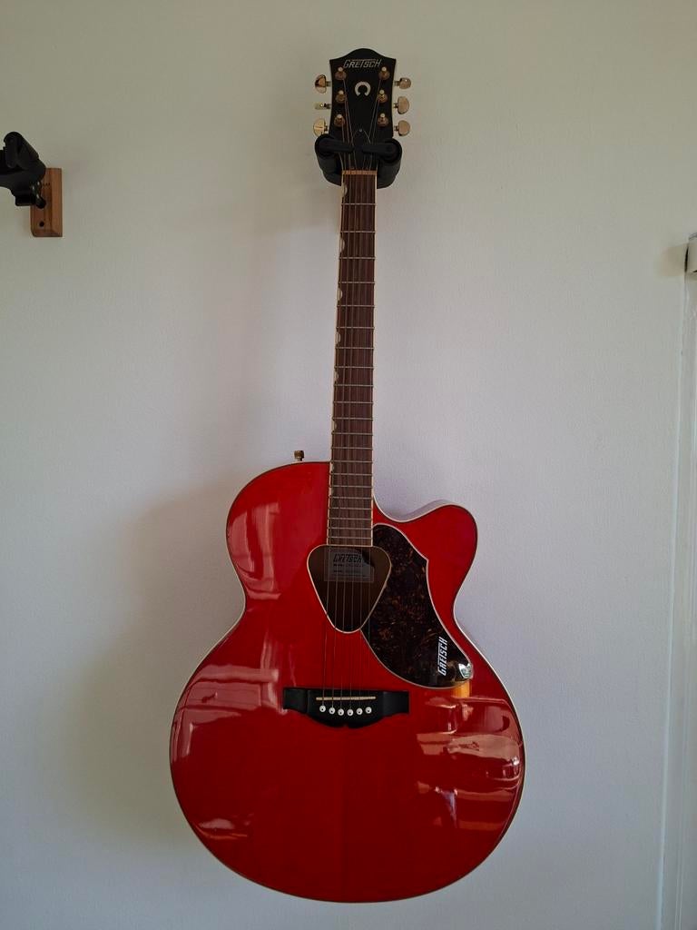Gretsch G5022CE Rancher Jumbo + Streetwise 600D Gaude tas, Ophalen, Gebruikt, Western- of Steelstringgitaar