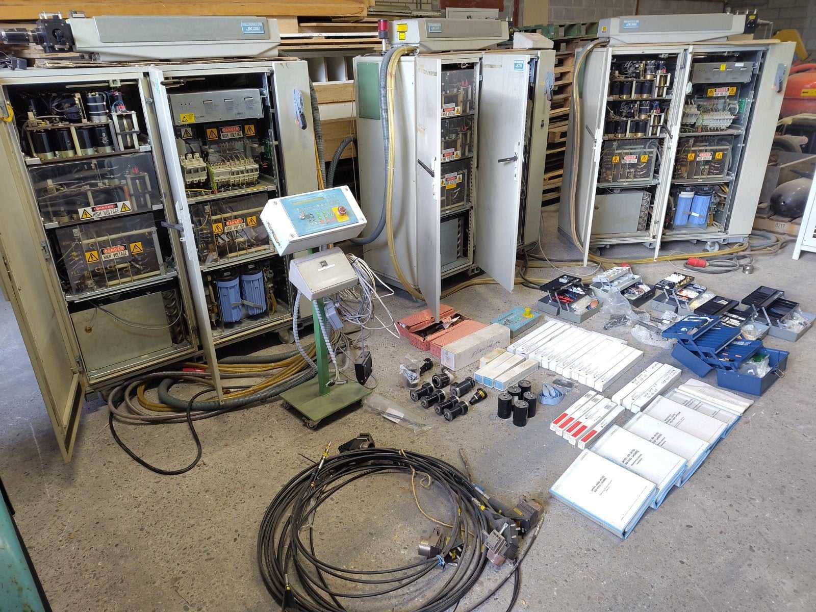 JK Lasers JK702 / JK700 Laserlasmachine met reserve bronnen, Ophalen of Verzenden, Gebruikt, Minder dan 150 ampère, Overige typen