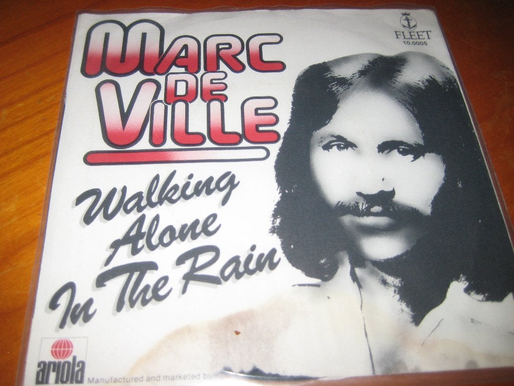 Marc de Ville: Walking alone in the rain, Ophalen of Verzenden, Zo goed als nieuw, Pop