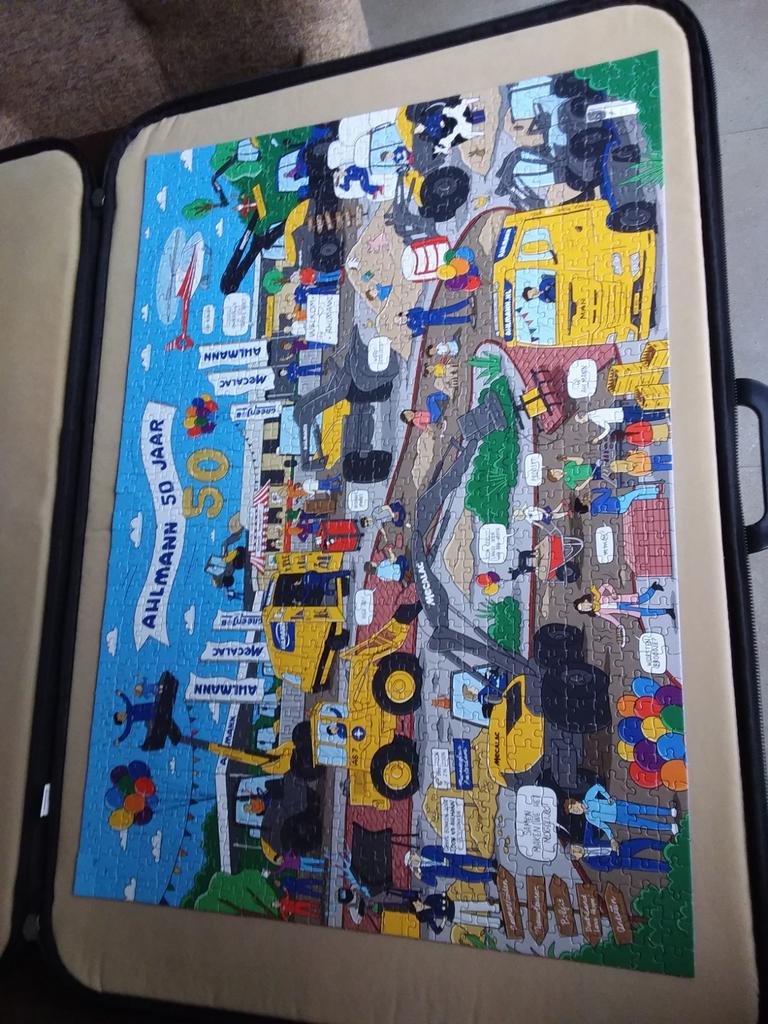 Puzzel 1000stuks Ahlmann, Ophalen of Verzenden, 500 t/m 1500 stukjes, Zo goed als nieuw