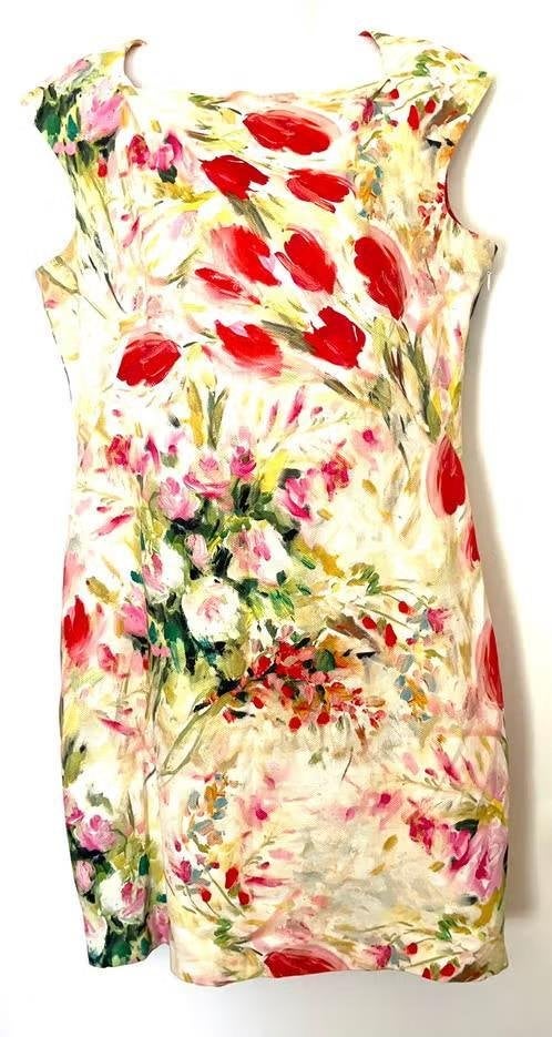 Purdey tulpen jurk maat 42[v], Kleding | Dames, Overige kleuren, Maat 42/44 (L), Ophalen of Verzenden, Zo goed als nieuw
