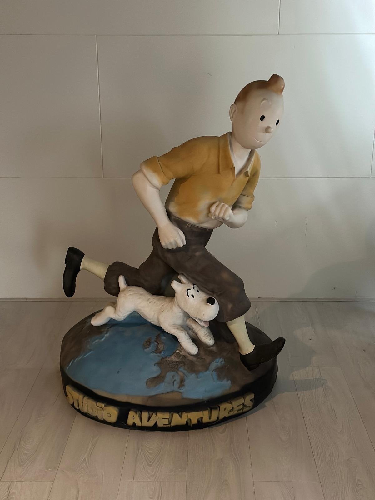 Groot Kuifje en Bobbie beeld - Studio Aventure, Ophalen, Nieuw
