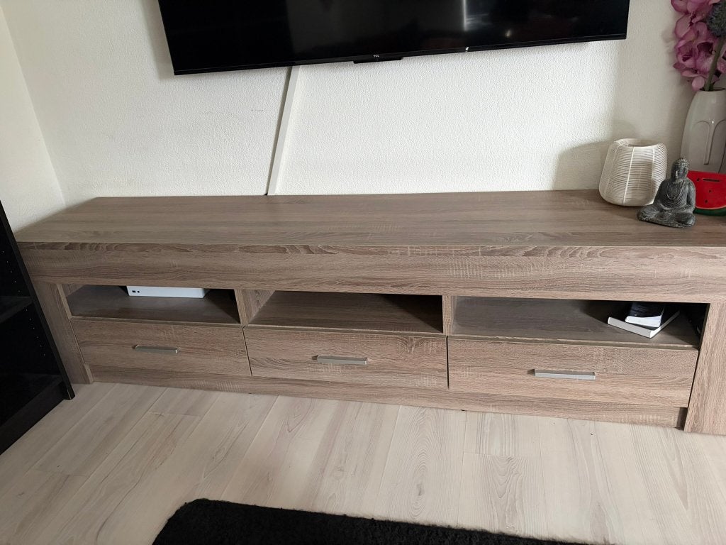 Dressoir / TV Meubel, Ophalen, Gebruikt, 25 tot 50 cm, Met lade(s)
