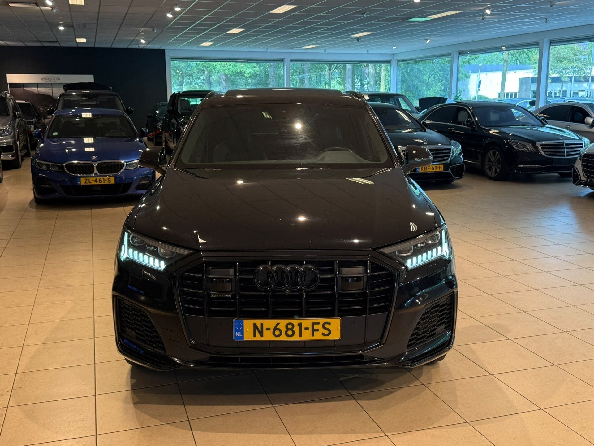 Audi Q7 55 TFSI e Quattro COMPETITION|LASER|NAP|BTW|PANO|VOL, Automaat, Dealer onderhouden, Gebruikt, 2995 cc