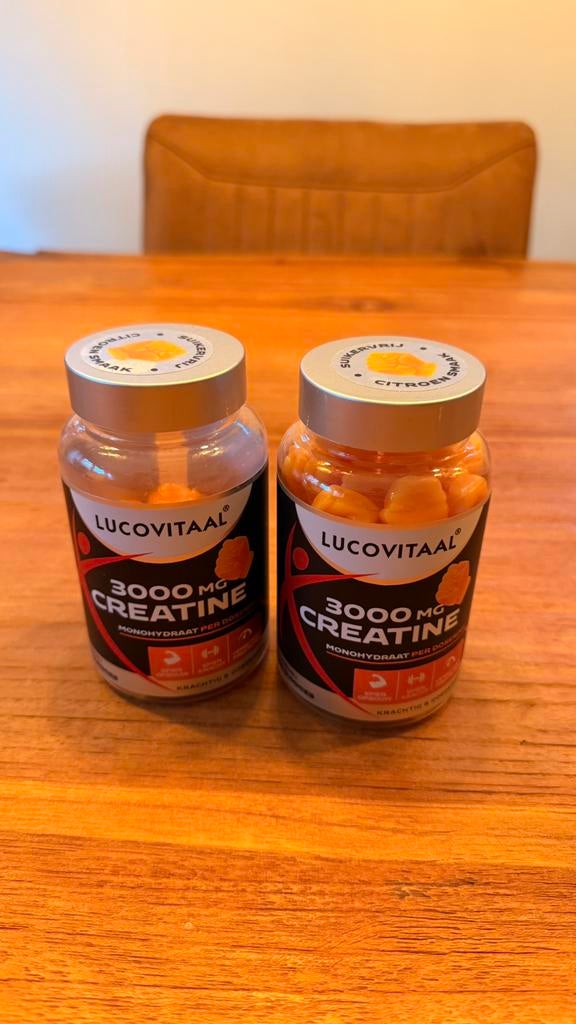 Open potten creatine gummies, Sport en Fitness, Gezondheidsproducten en Wellness, Ophalen of Verzenden, Zo goed als nieuw, Overige typen