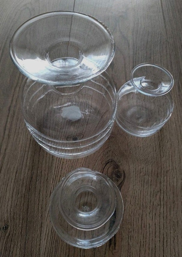 3 glazen vazen van Riverdale, Ophalen, Zo goed als nieuw, Overige typen