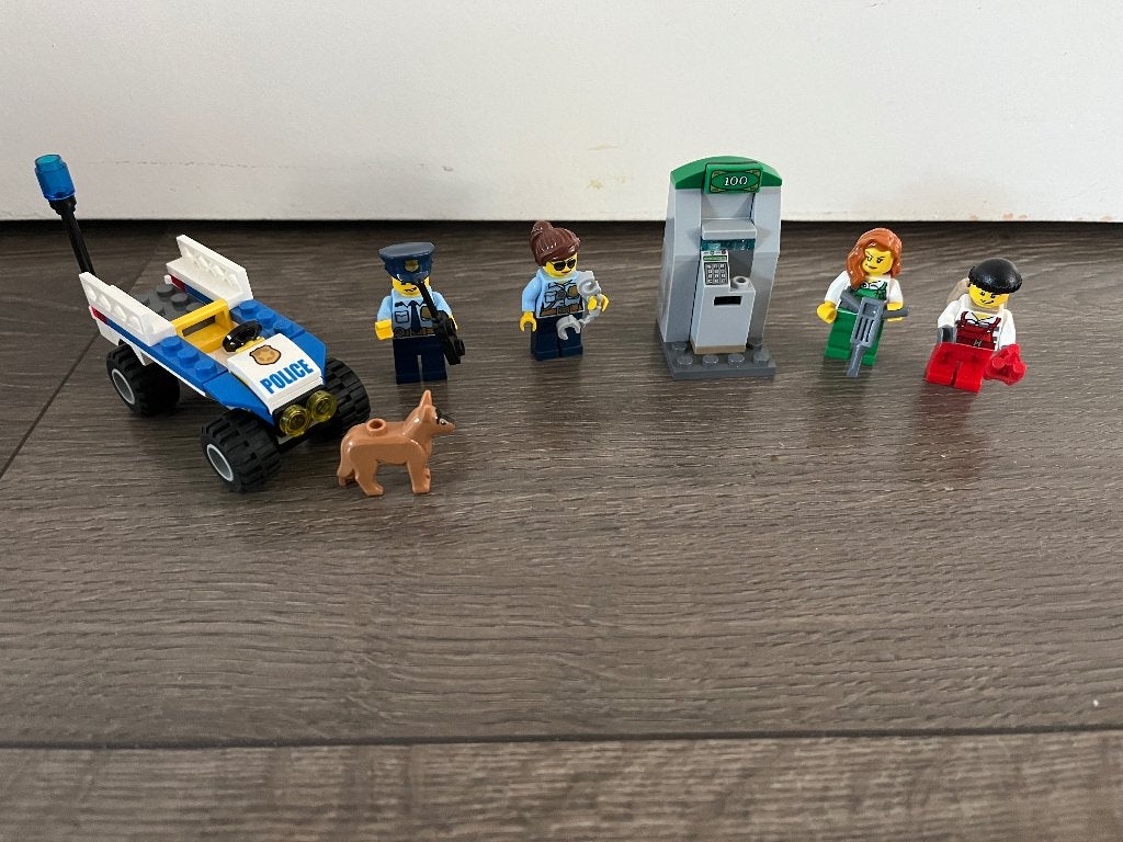 Lego City 60136 Politie starterset, Lego, Inclusief accessoires, Ophalen of Verzenden, Complete set