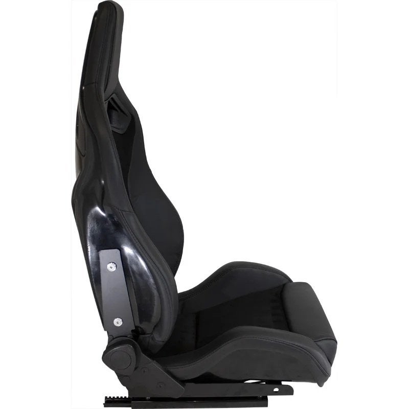 PowerParts RCR Sportster sportstoel kuipstoel suede vinyl, Auto diversen, Ophalen of Verzenden