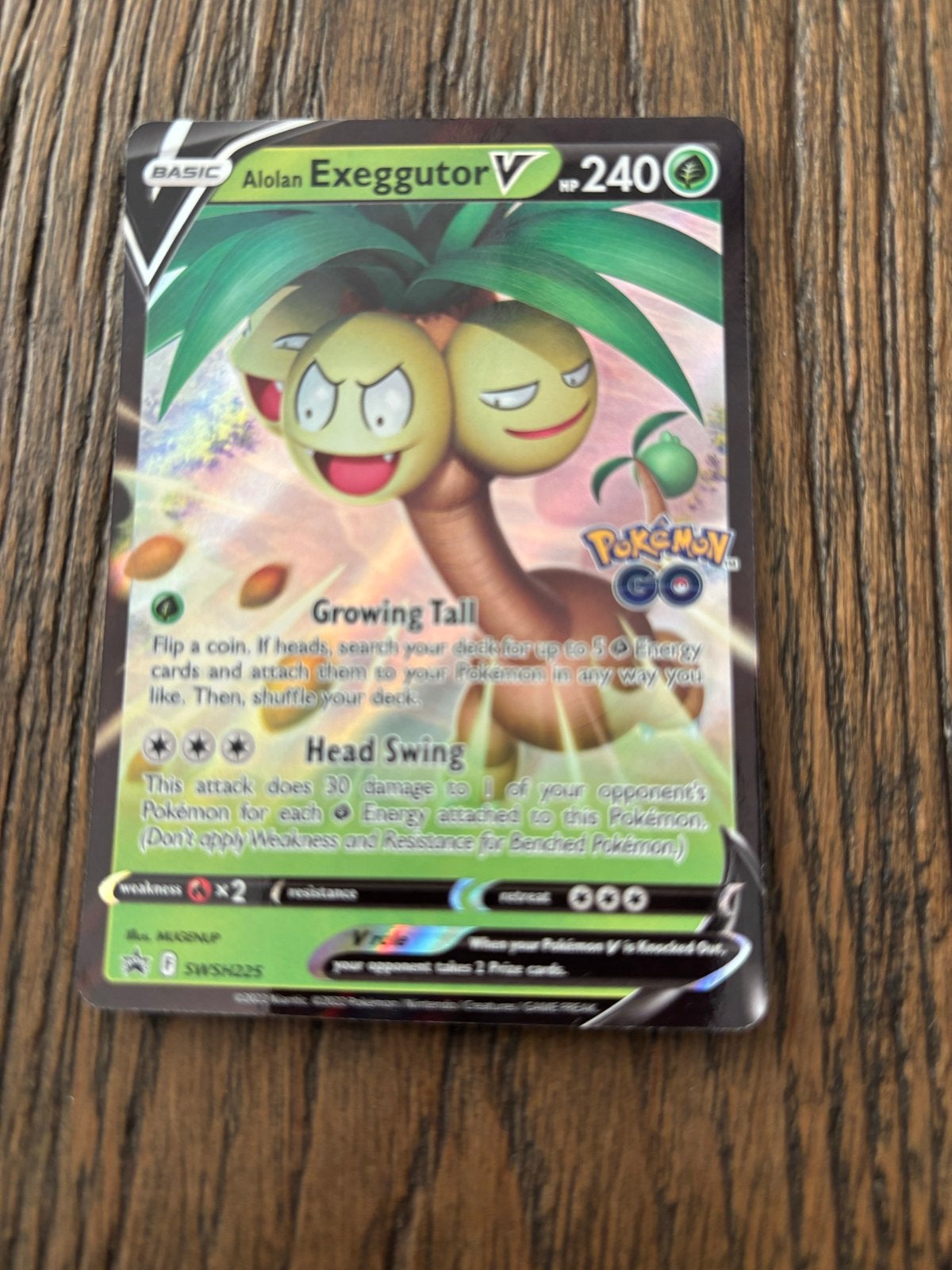 Pokémon Kaarten: Alolan Exeggutor V, Mimikyu V, Toxic Croak, Ophalen of Verzenden, Gebruikt, Meerdere kaarten