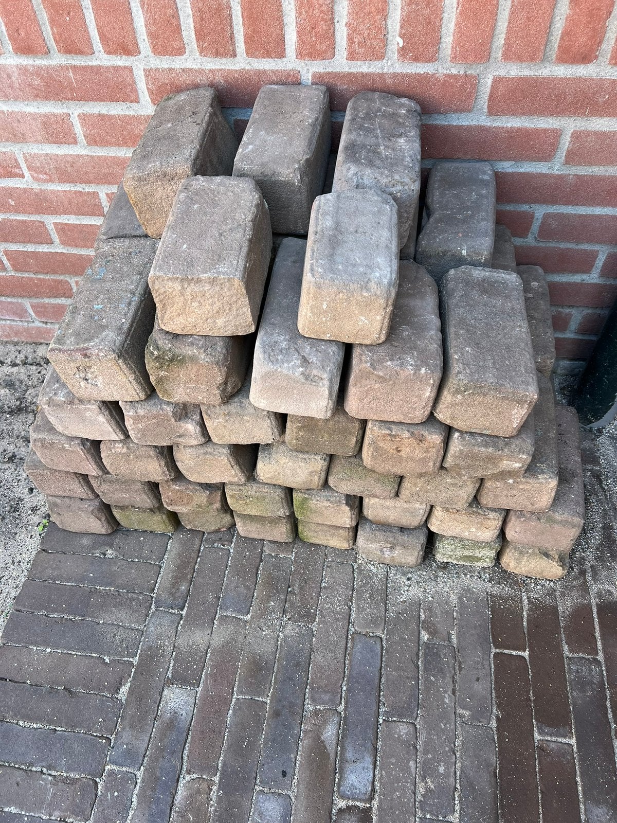 Oud gebakken klinkers, Tuin en Terras, Ophalen, Gebruikt, Klinkers