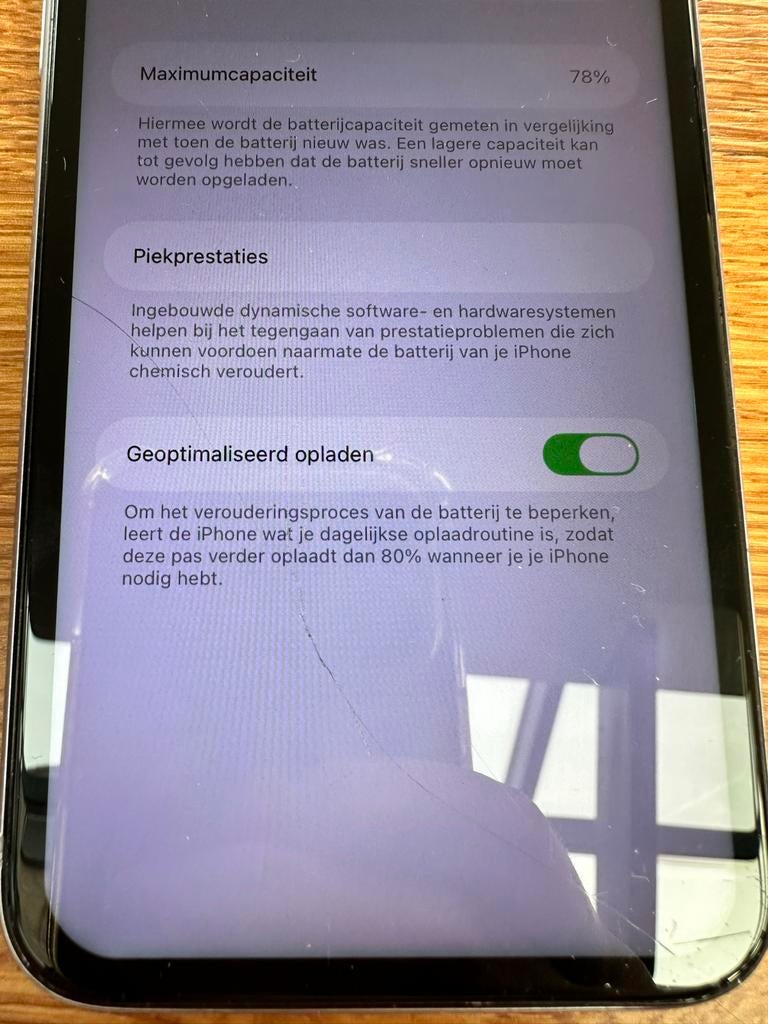 iPhone 11 128GB Lila, Paars, 78 %, Zonder simlock, Zonder abonnement