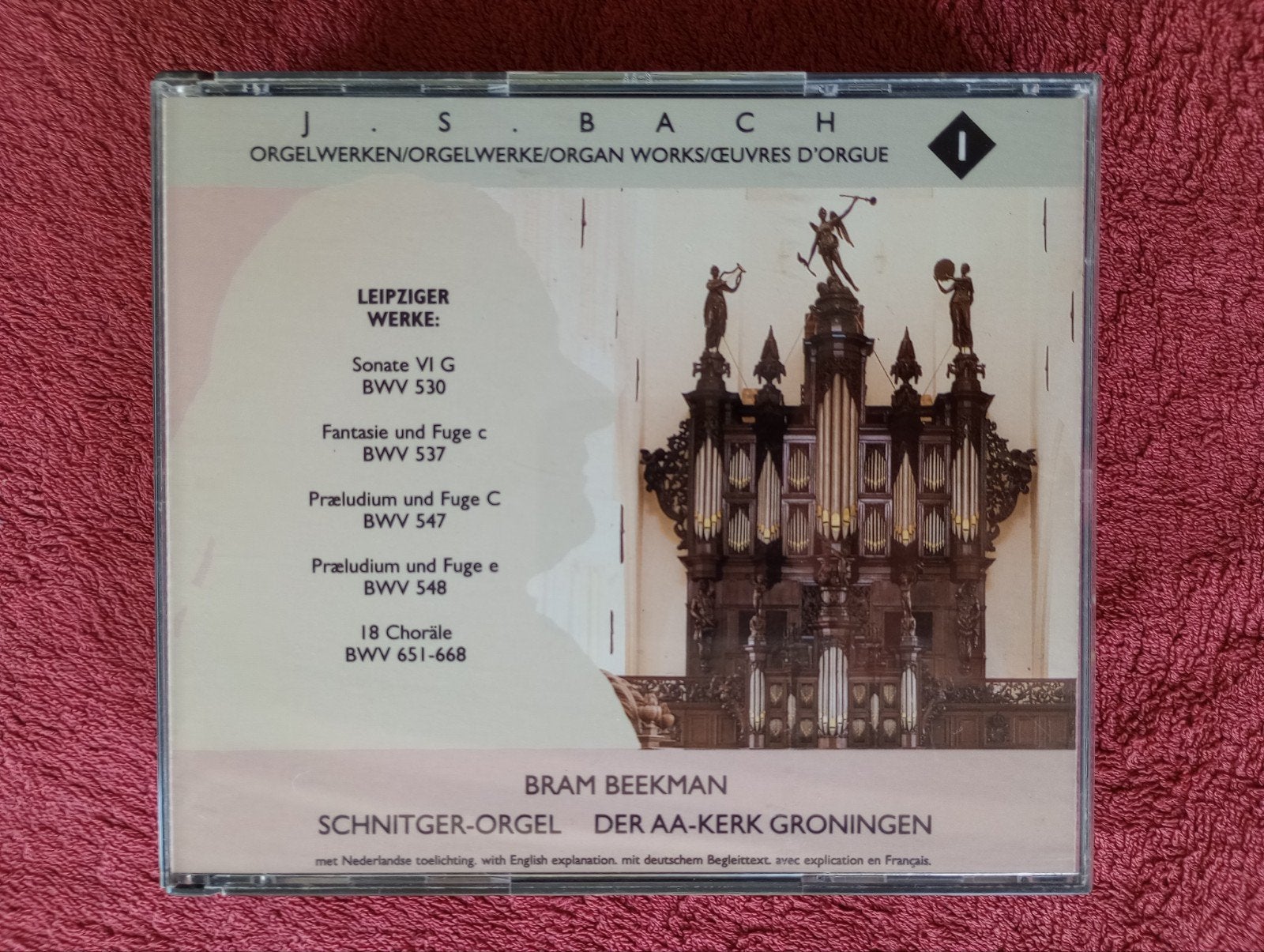 Bach Orgelwerken V.1 - Bram Beekman - Arp-Schitger-orgel 2CD, Gebruikt, Overige formaten, Overige typen, Ophalen of Verzenden