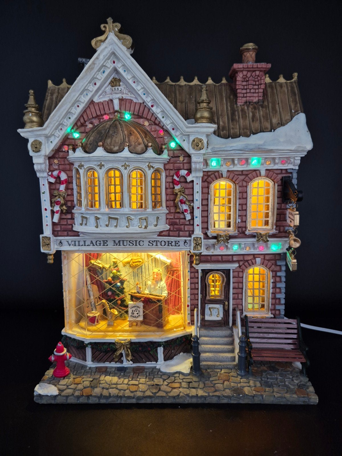 Lemax Village music store 45096, Diversen, Ophalen of Verzenden, Zo goed als nieuw