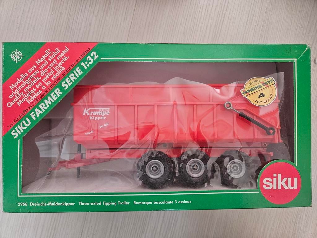 Siku 2966 Farmer Serie 1:32 Krampe Kipper TW 800, Ophalen of Verzenden, Nieuw