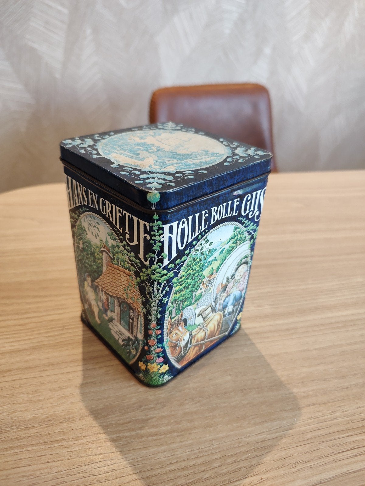 Efteling Vintage blikken trommel, Verzamelen, Ophalen of Verzenden, Gebruikt, Overige typen